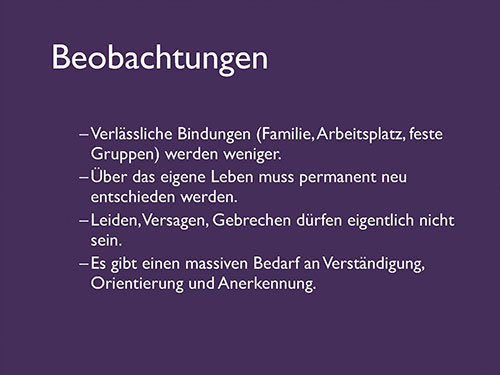 Beobachtungen